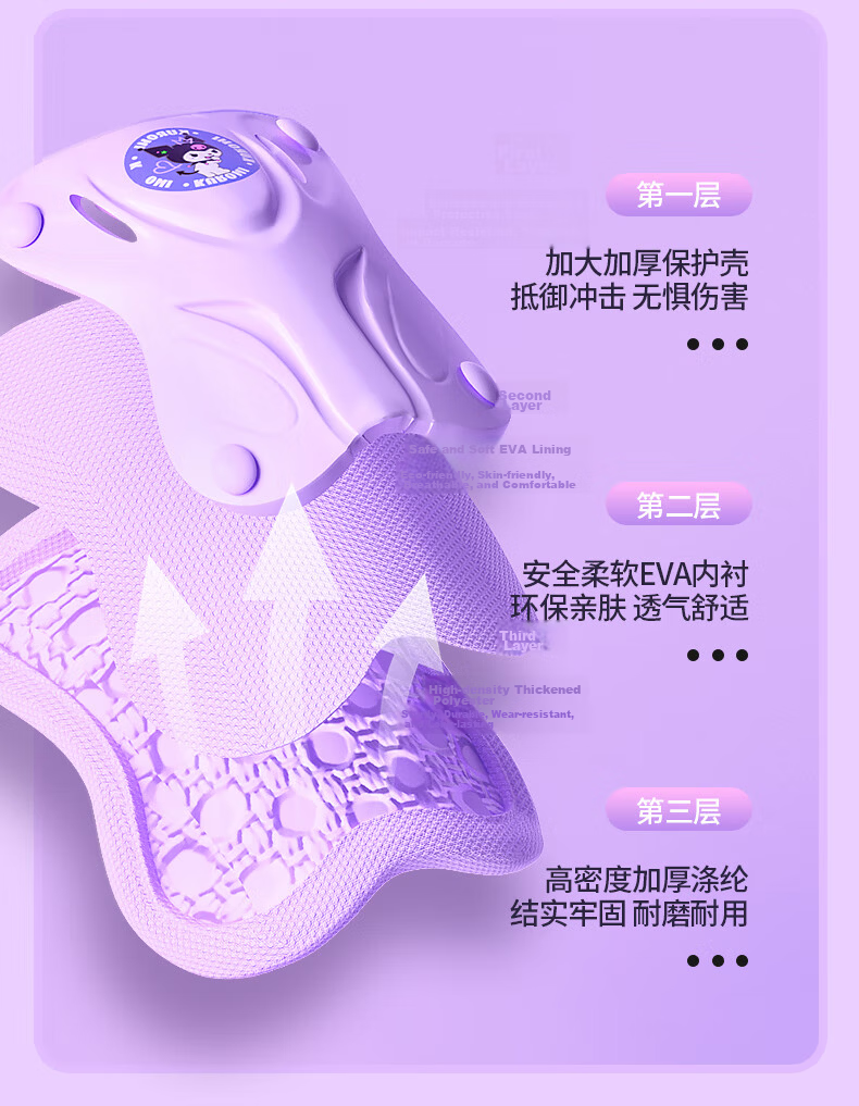 Mesuca Helmet with Light Kids Roller Skating Protective Gear Night Riding Skateboard Inline Skates Balance Bike Bicycle Scooter Knee Pads 22