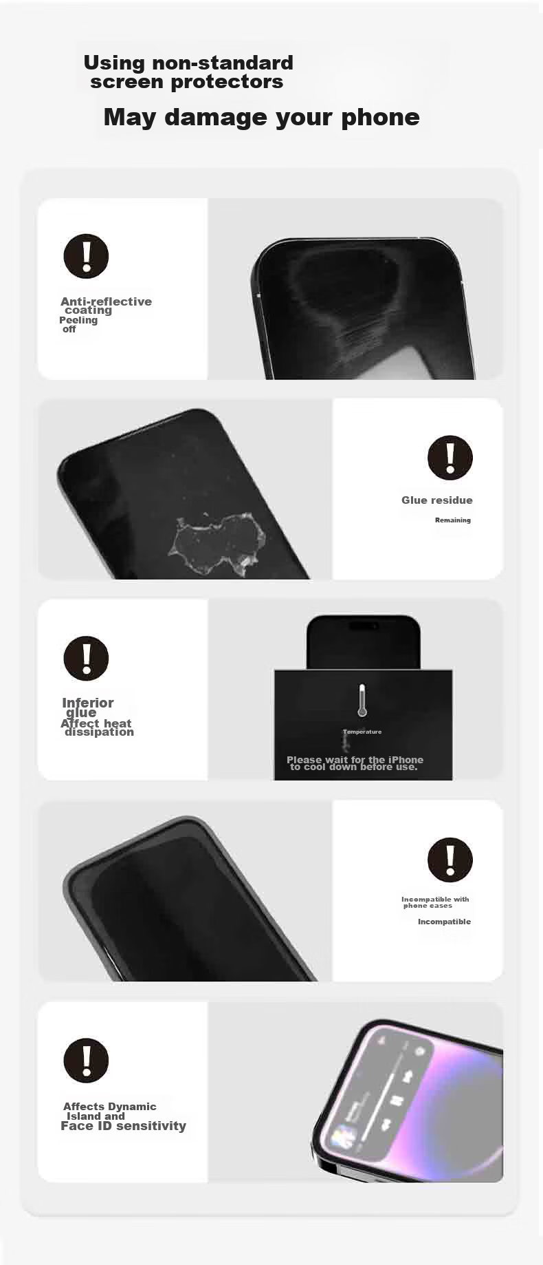 BELKIN Apple iPhone 15 Pro Tempered Glass Screen Protector Privacy Anti-Spy Film Antibacterial Shockproof OVA149 10