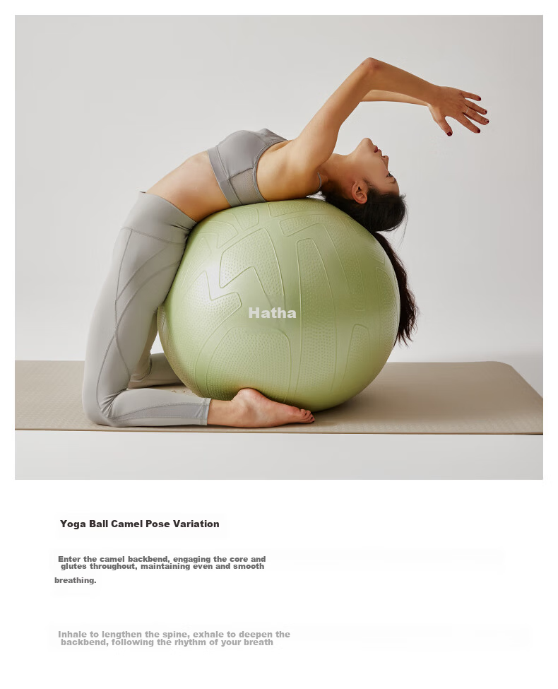 Hatha Yoga Ball Maternity Anti-Burst Fitness Ball Children's Sensory Integration Training Balance Elastic Partition Non-Slip Large Dragon Ball 10
