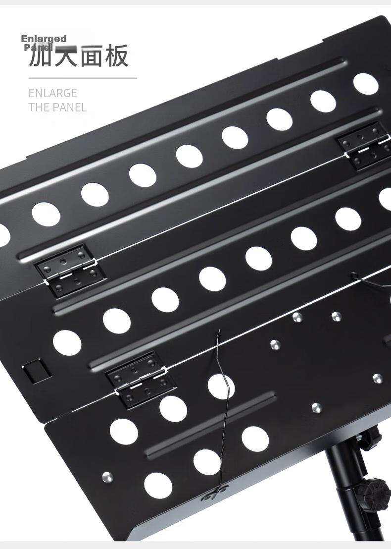 Acacia Bird Music Stand Three-Fold Thickened Adjustable Folding Universal Sheet Music Stand for Guitar Violin Guzheng Erhu 6