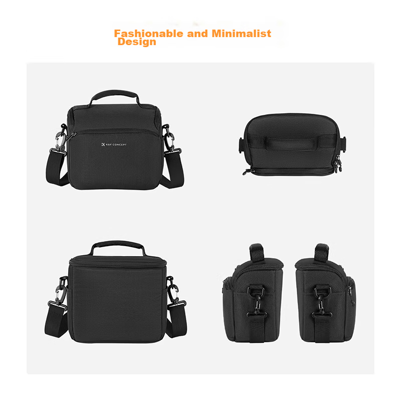 K&F CONCEPT Camera Bag Shoulder Crossbody Photography Bag DSLR Mirrorless Digital Camera Inner Case Storage Portable Handheld Waterproof Compatible with Canon Sony Nikon 4