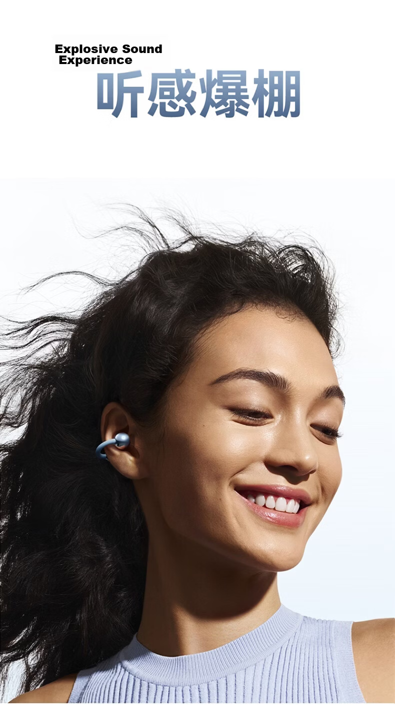 Huawei FreeClip 2 Ear Clip Earphones Rose Gold with Bowknot Accessory Gift Box 26