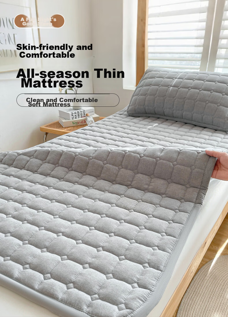 Grace Class A Thin Foldable Mattress Cover Double Home Mattress 1.8x2m Lan Xiaoge 1
