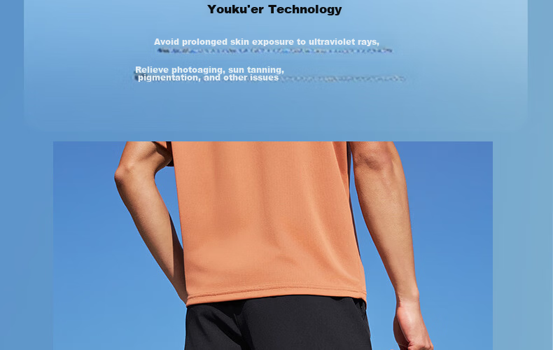 PEAK Men's Sports Pants, Summer Quick-Dry Sun Protection Breathable Running Outdoor Trousers, Black Elastic Ankle Casual Long Pants DF352281 13