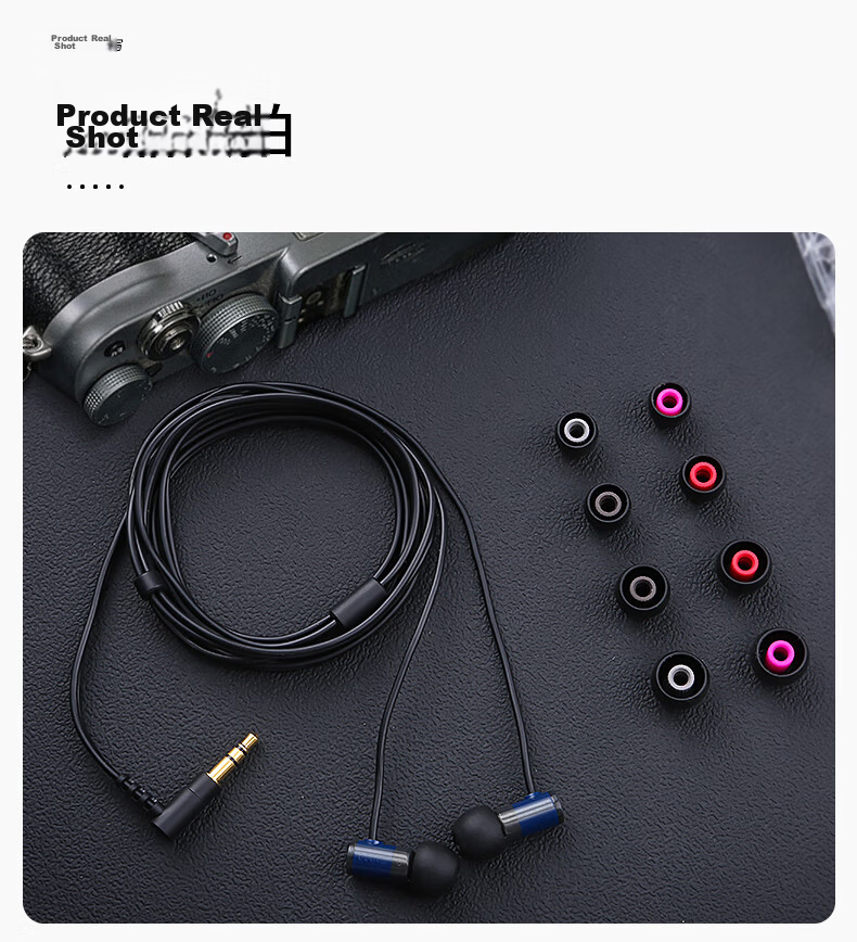FINAL E1000 Portable In-Ear Earphones Lossless Music Earbuds Black 17