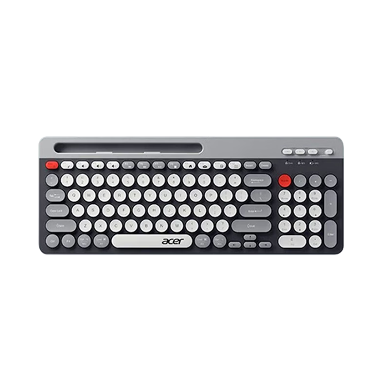 Acer Dual-Mode Keyboard and Mouse Set OKW131/OKR280 Rechargeable Wireless Bluetooth Office Keyboard and Mouse Scissor-Switch Lightweight Portable for PC, Mobile, Tablet, iPad Black