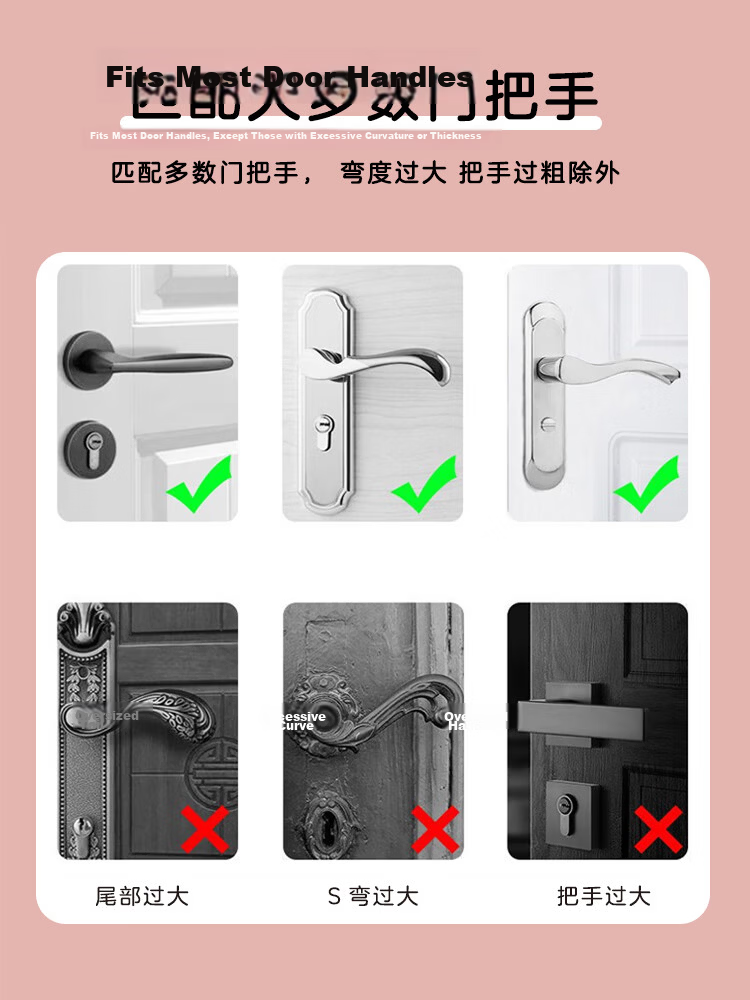 9i9 Silicone Door Handle Protector Set of 3 Baby Safety Bump Guard Thickened Door Stop Cushion A183 8