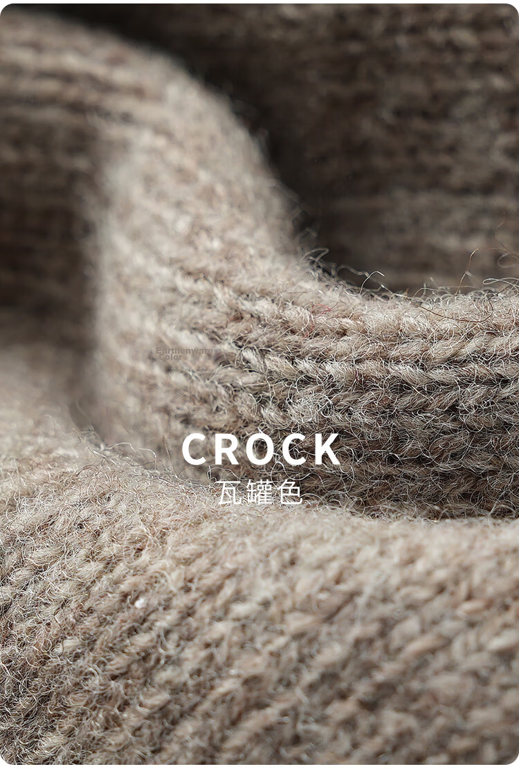 JIUMU Pure Wool Hat Autumn Winter Men's Thickened Warm Knitted Beanie Wool Knit Cap Cold Weather Winter Hat Thermal Hat 9