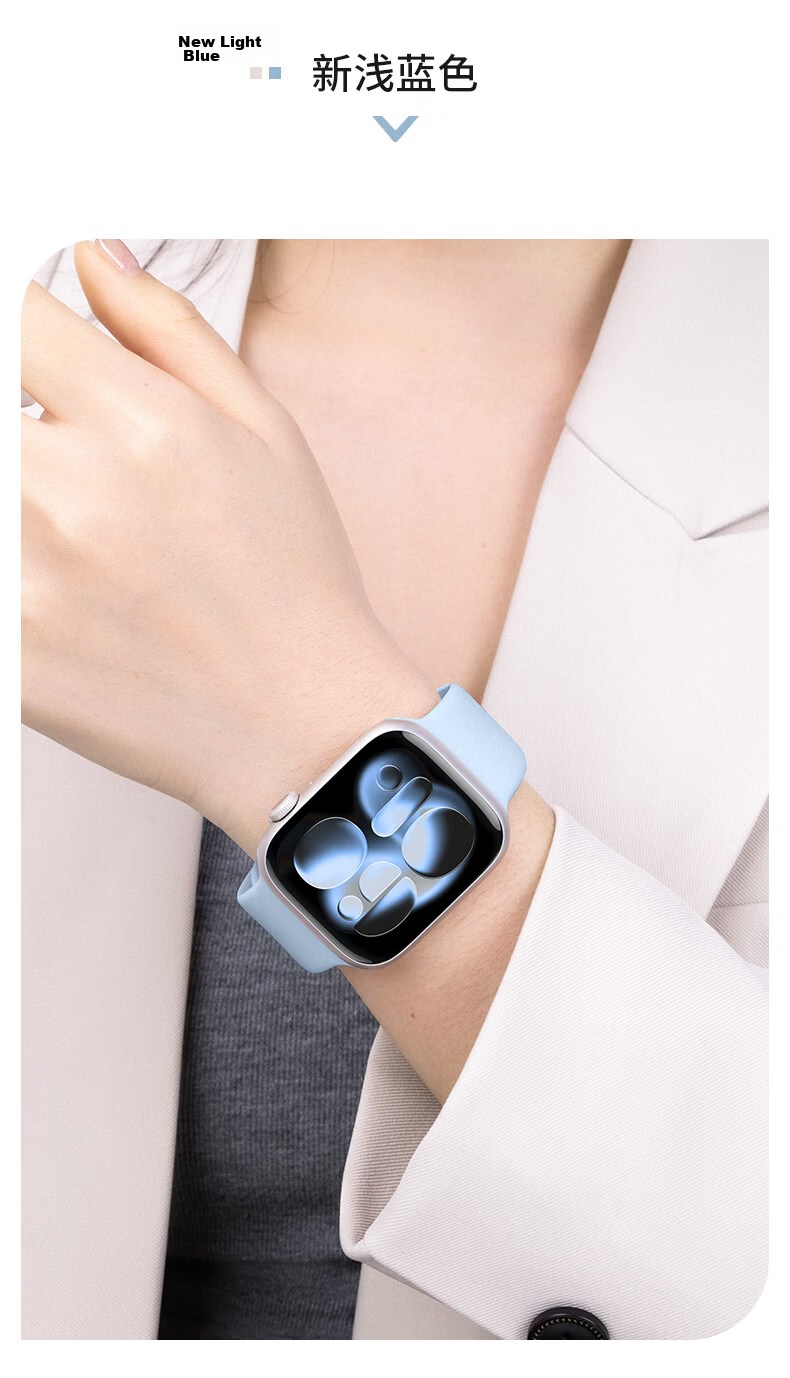 BHO [Over 1 Million Sold Online] Compatible with Apple Watch Band, Suitable for Apple Watch S12 Sports Band, IWatch S11/10/9/ultra4/se Silicone Strap 10