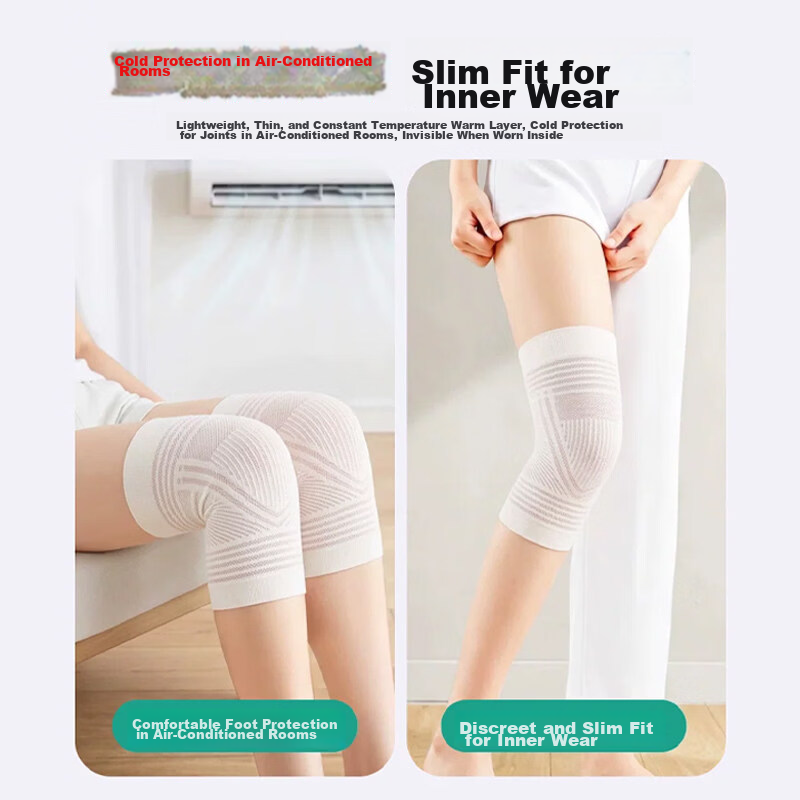 KYOLENS Silk Knee Brace, Thin Summer Version, Warm, for Arthritis And Meniscus Injury, Professional Sports Protection for Men And Wome 3