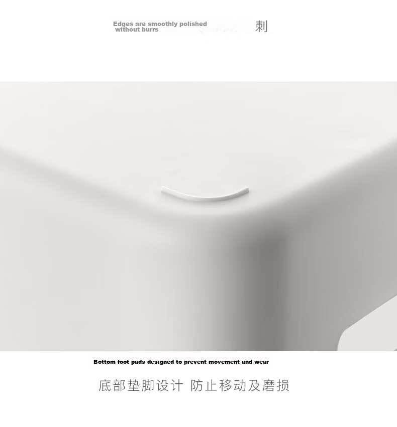Baicaoyuan Storage Box Desktop Organizer Kitchen Toy Storage Box Office Wardrobe Miscellaneous Bathroom Organizer Basket Narrow Open-Top 14