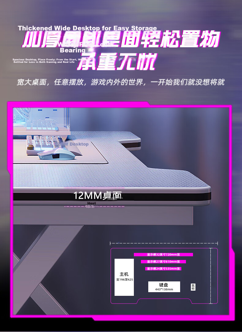 Shanshan Wooden Computer Desk Home Desktop Gaming Office Study Modern Simple Bedroom Table 4