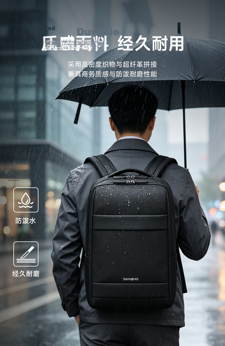 Xinxiuli Backpack, Fashionable Business Laptop Bag, 16-Inch Notebook Bag for Men, Commuter Large Capacity Backpack, College Student Schoolbag 5