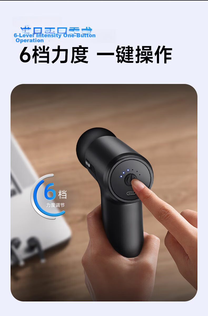 AUX Fascia Gun Massager Neck and Shoulder Professional Mini Muscle Relaxation Massage Gun Gift for Parents Mother's Day Spring Festival Teacher's Day for Teachers Boyfriend Girlfriend 21