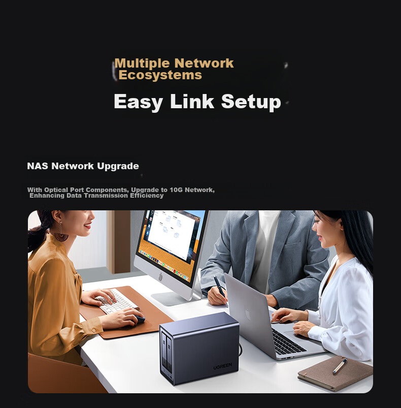 UGREEN 8-Port Gigabit Switch, Network Cable Splitter One-To/Two/Four, 4-Port Surveillance Network Converter Switch, Small Enterprise Home HUB Splitter 35499 11