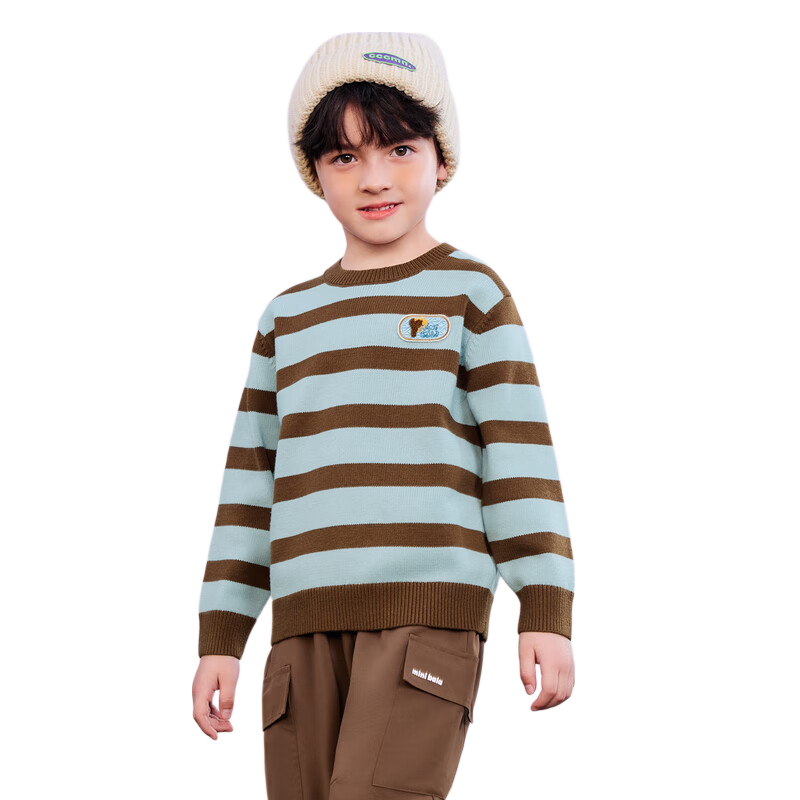 Minibala [Parent-Child Outfit] Boys And Girls Parent-Child Autumn And Winter Knit Sweater, Warm And Comfortable Children's Sweater