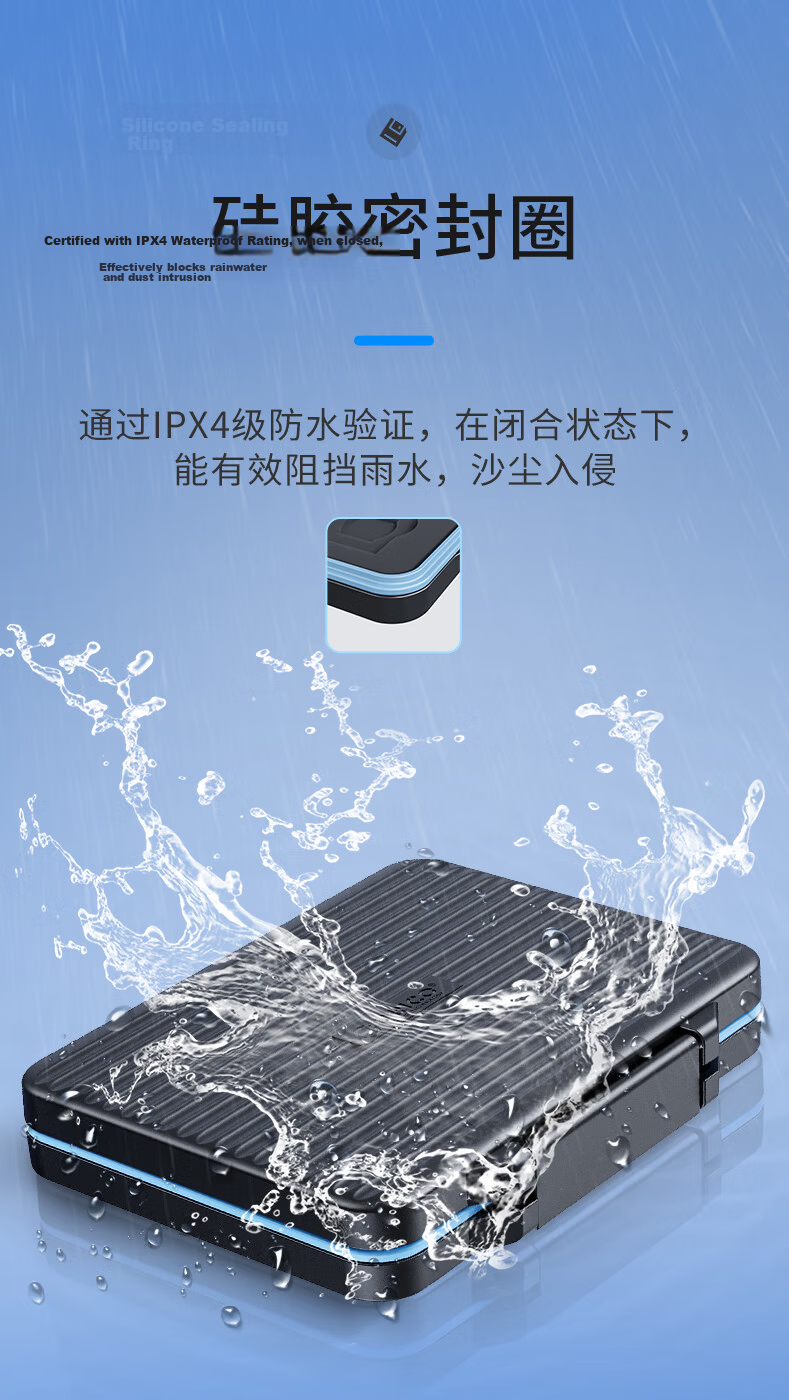 ORICO SD/TF Memory Card Storage Case Hard Drive/Camera Storage Card Protective Box Waterproof Dustproof Shockproof [12SD+12TF] 3