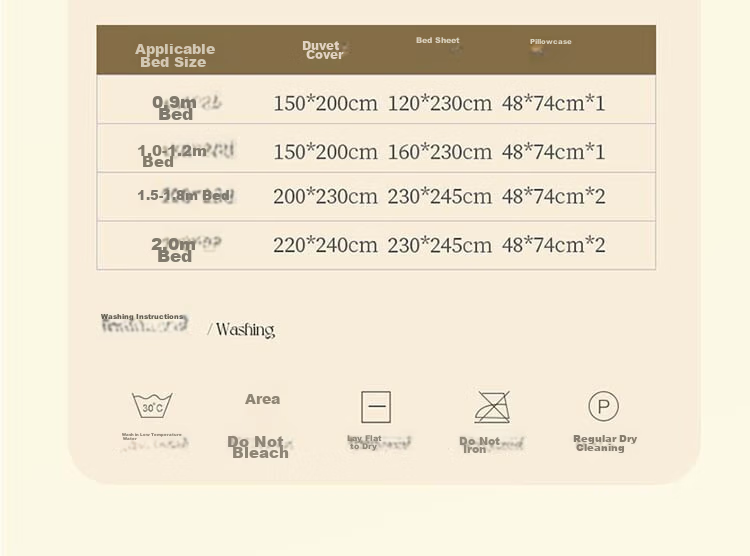 MUJI 100% Cotton Four-Piece Bedding Set, Pure Cotton, Extra Large Bed Sheet and Duvet Cover, 220x240cm, Fits 1.8/2.0m Bed 17