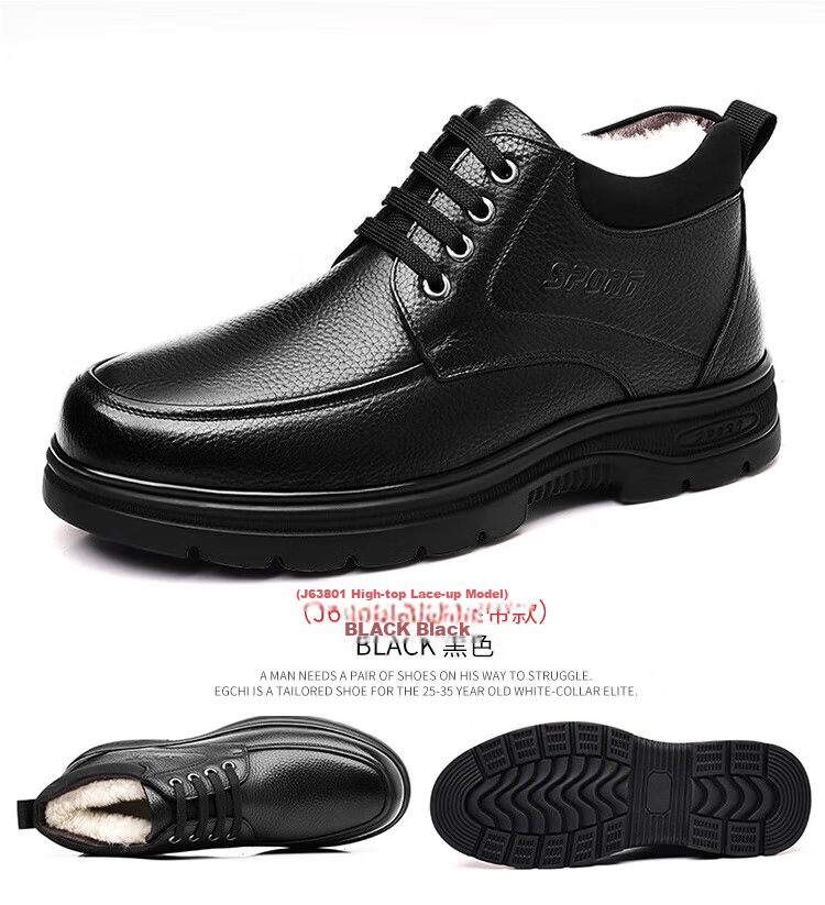 EGCHI Business Casual Shoes for Men, Leather Slip-On Shoes, Top-Grain Cowhide, Middle-Aged Footwear, 36274 Hollow-Out Style, Size 40 35
