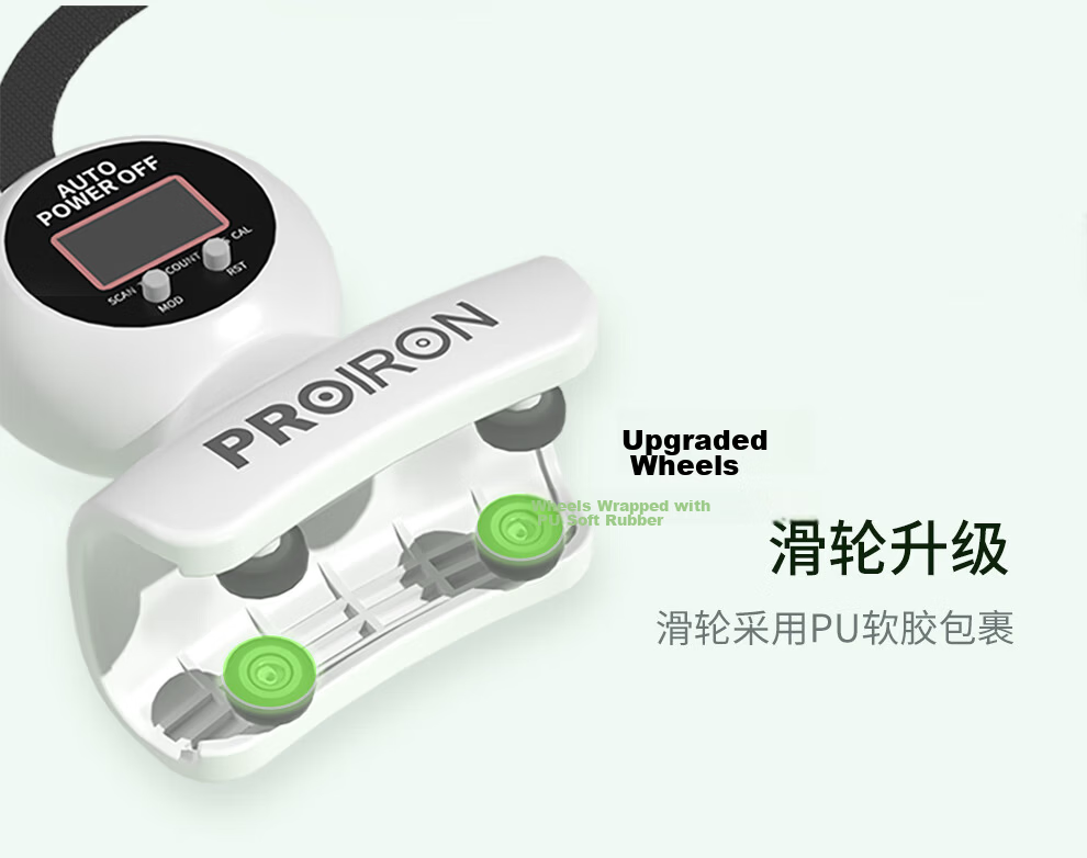 PROIRON Hula Hoop Weighted Waist Slimming Smart Counting Adult Detachable Low Noise Green 7