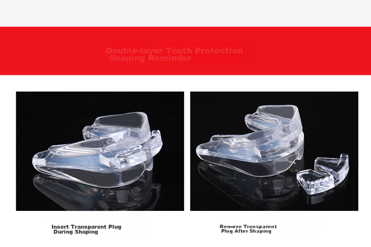 Jiurishan Boxing Mouthguard Sanda Taekwondo Basketball Nighttime Anti-Grinding Protective Gear Double Layer (with Protective Case) 10