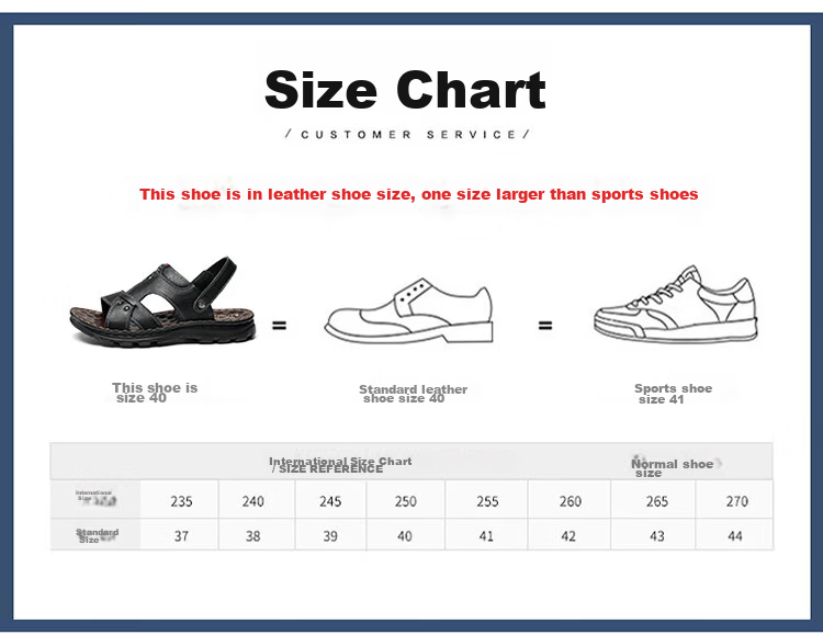 Playboy Men's Summer Casual Beach Sandals Outdoor Middle-aged and Elderly Dad Leather Slippers Black Size 43 1