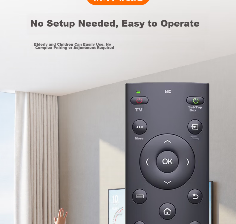 SiyaPu Remote Control for Hisense TV CRF5A58 Universal CRF3A68 LED49M5600UC LED55M5600UC Non-Voice 3