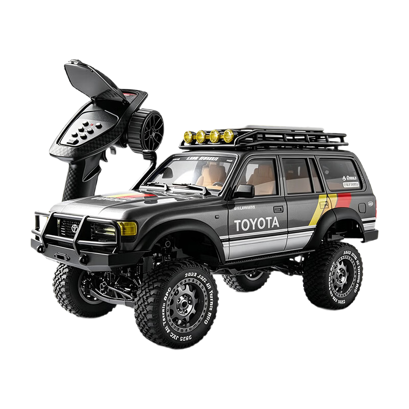 SODEEP Licensed Toyota LC80 Alloy Simulation Off-Road RC High-Speed Remote Control Car Racing Toy Christmas Gift for Kids