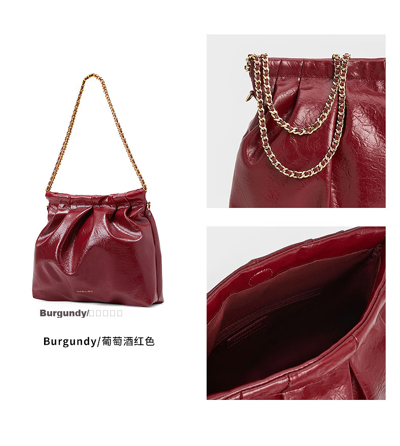 CHARLES & KEITH Large Capacity Mother-Child Chain Crossbody Bag Shoulder Bag for Women Birthday Gift for Girlfriend CK2-40671449 22