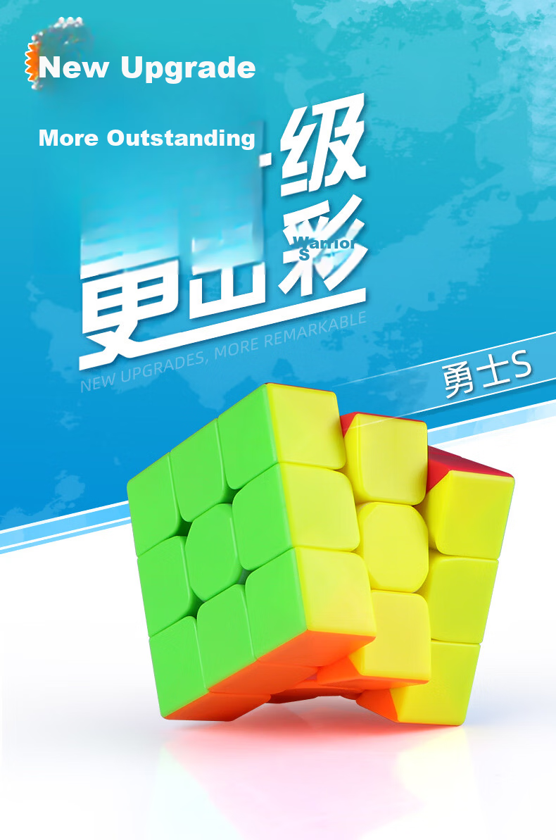 Qiyi XMD Wind 4th Generation Magnetic Cube, 3x3 Speed Cube, Toy for Boys And Girls, Holiday Gift, Competition-Specific, Includes Tutorial 7
