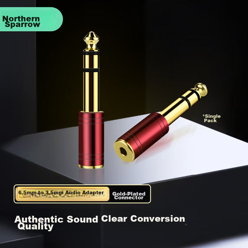 Beishan Sparrow 3.5mm Male to 6.5mm Female Audio Adapter BSQ-Z012