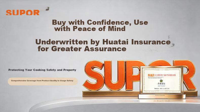 SUPOR Explosion-Proof Pressure Cooker 7.2L 304 Stainless Steel Easy-Open 22cm Compatible with Gas and Induction Cookers with Steaming Rack 1