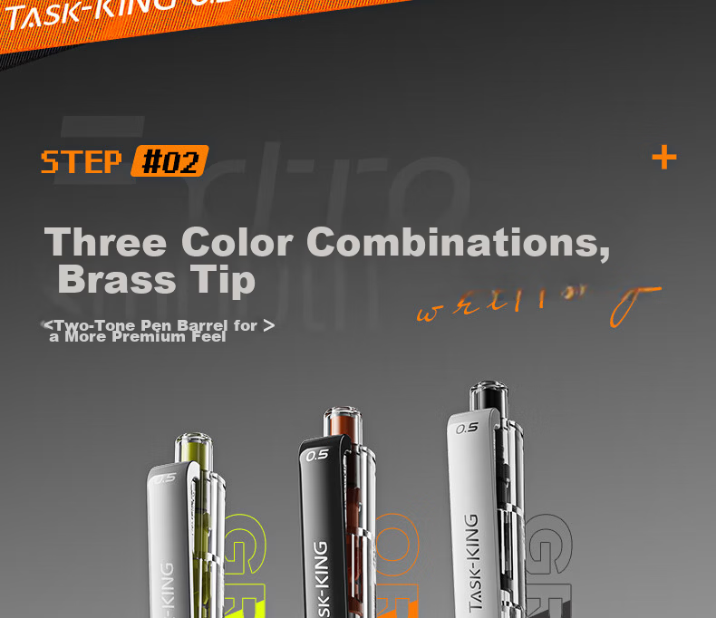 M&G Stationery [Back to School Gift] Little Overlord Retractable 0.5mm Black Gel Pen Student Signature Pen Full Needle Tube Exam Special Water Pen 3pcs AGPK4904A 7
