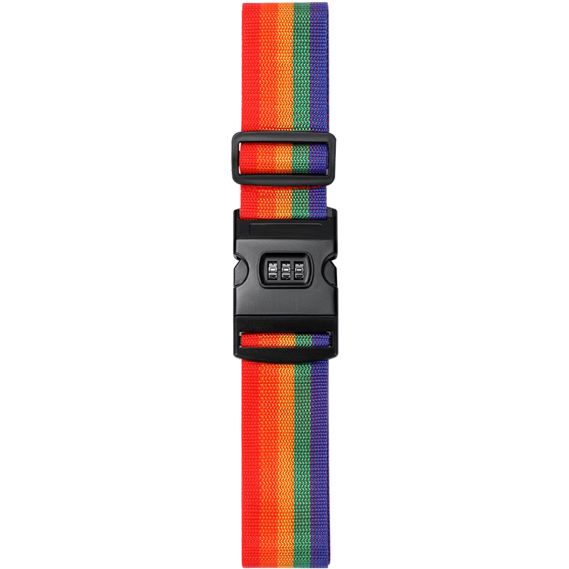 GOLF Rainbow Luggage Strap with TSA Lock for Suitcase Packing and Travel Security