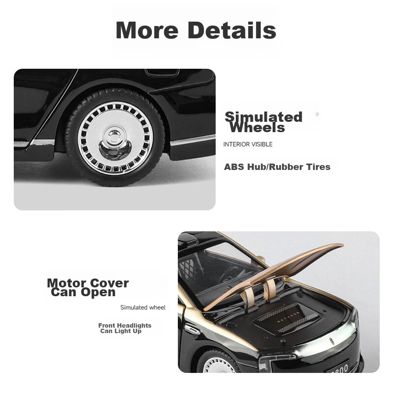 Chiyu Bugatti Fire Meteor Alloy Simulation Supercar Model Racing Car Toy for Boys 6-1 Gift 8