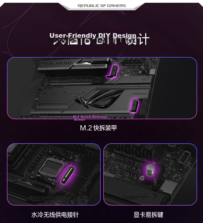 ROG STRIX X870-I GAMING WIFI Motherboard Supports CPU 9850X3D/9950X3D/9800X3D (AMD X870/socket AM5) 18