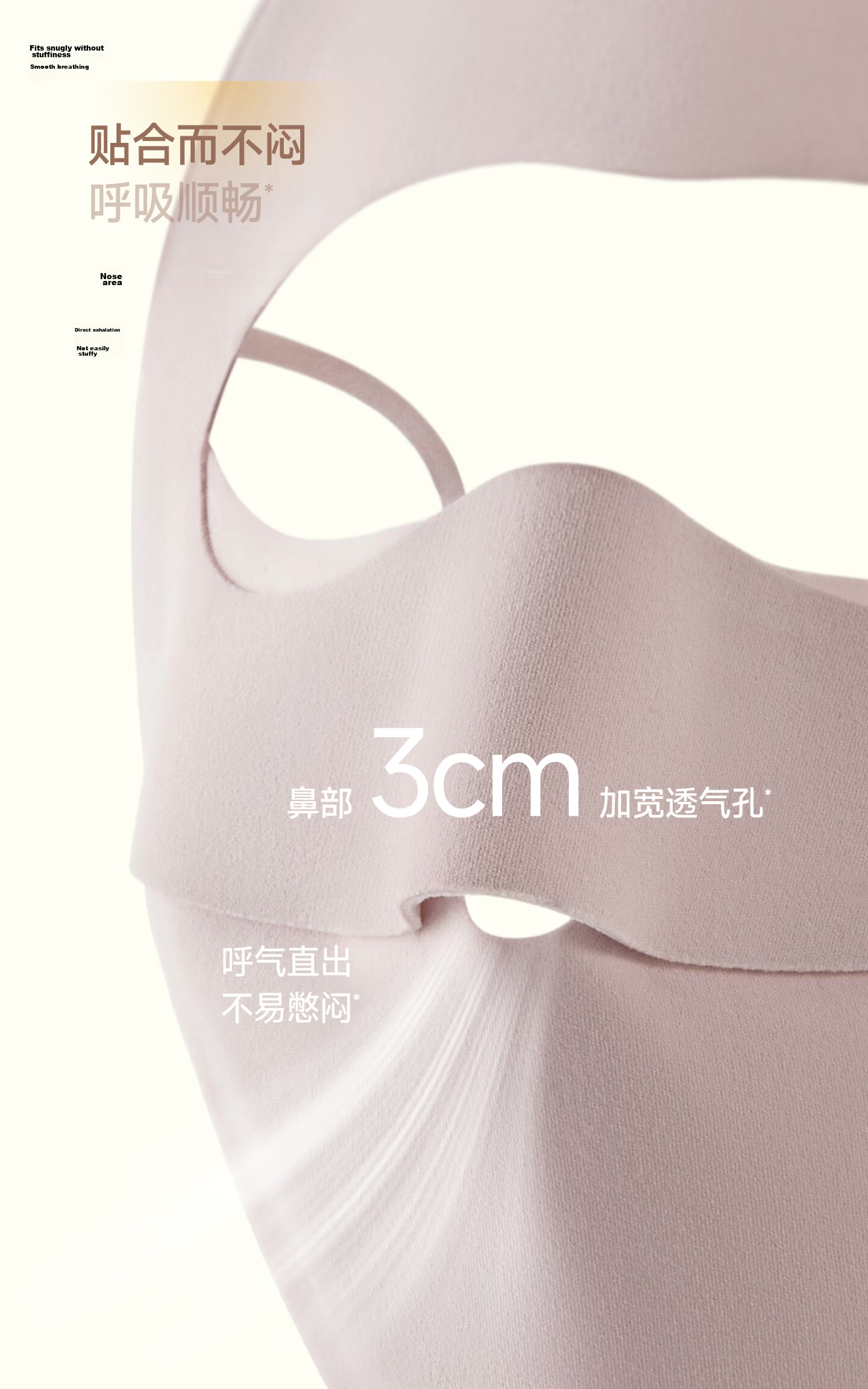 Beneunder Face Mask, Sun Protection Face Cover, Full-Face Coverage, Lightweight And Seamless, Sunscreen Face Mask, Face Bib, High-Quality Cycling Breathable Medical Beauty Gray 13