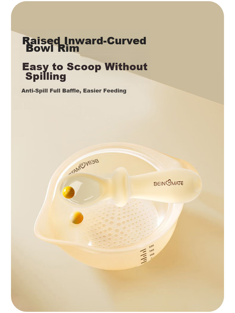 Beingmate Multifunctional Squeeze Rice Cereal Spoon Baby Food Feeder Silicone Fruit and Vegetable Teether Liquid Feeder Children's Lunch Box 6