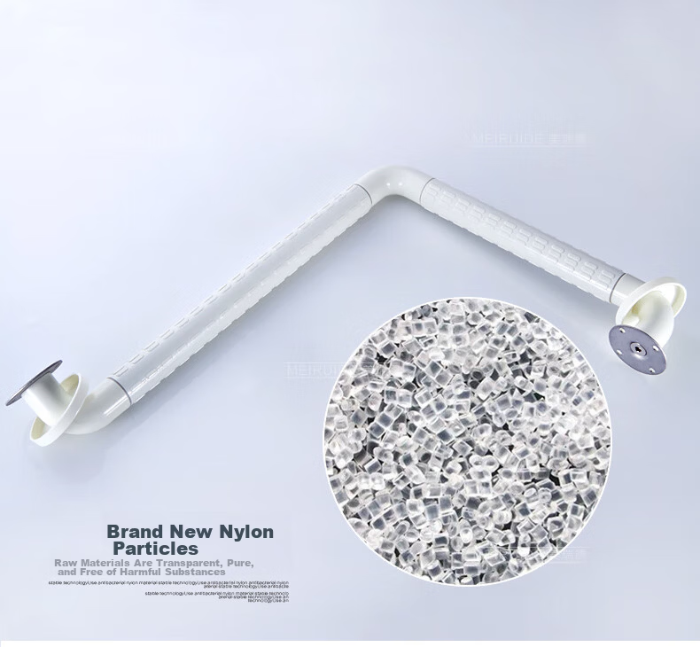 Meiruide Bathroom Handrail, Shower And Toilet Non-Slip Handle, Wall-Mounted, Elderly-Friendly, L-Shaped Handrail, 8213-W64 11
