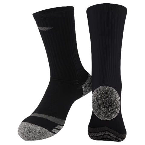 LI-NING Basketball Socks Professional Sports Anti-Slip Towel Bottom Running Long Socks Thickened Durable Breathable Youth