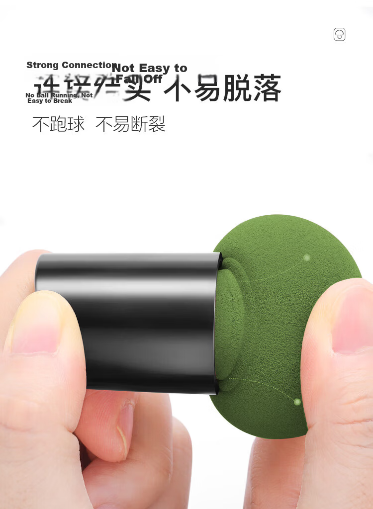 Jianyingshu Mushroom Head Makeup Sponge Puff 3-Pack Dual-Use Dry and Wet Foundation Beauty Blending Sponge 11