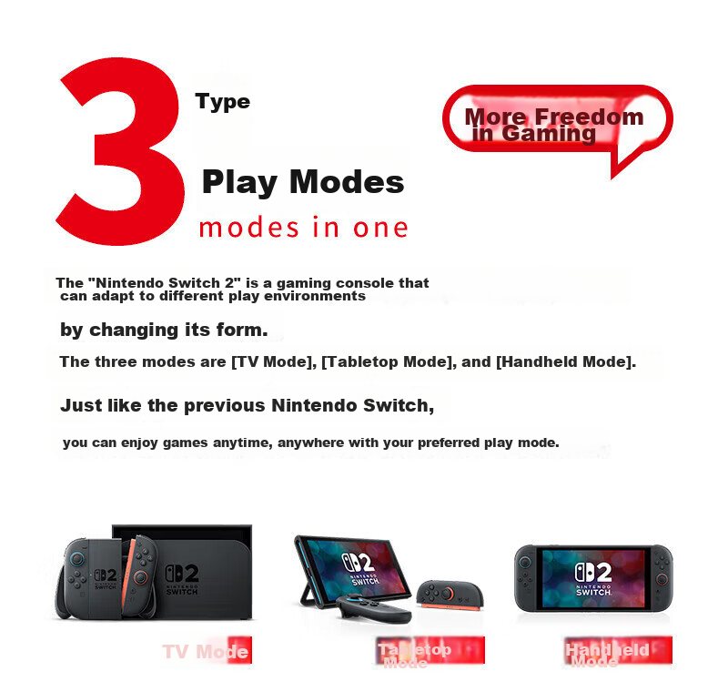Nintendo Switch Original Charging Dock Set for Switch 2, Japanese Version, Switch 2 Original Accessories, Console Base Set 5
