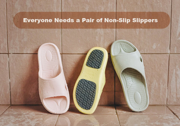 GUOLUOFEI Non-Slip Maternity Slippers Bathroom Shower Indoor Summer Home Cool Slippers for Men, Women, and Elderly 1