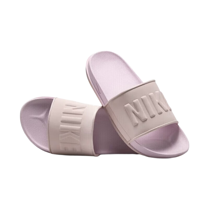 NIKE Women's Slippers OFFCOURT SLIDE Sneakers BQ4632-606, Oxford Pink, Size 35.5
