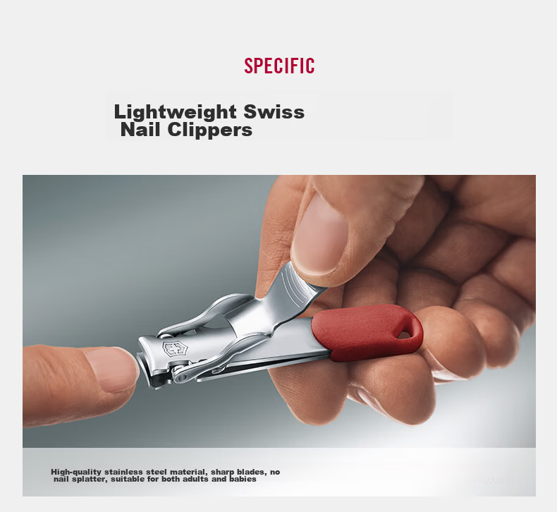 Victorinox Swiss Army Nail Clipper Gift Set 1-Piece Stainless Steel Nail Clippers Household 8.2050.B1 4