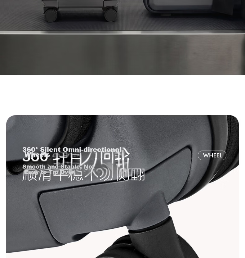 90 Points 20-inch Carry-on Luggage Unboxing Suitcase Men and Women Business Multifunctional Trolley Case Seine River Series Password Lock 12