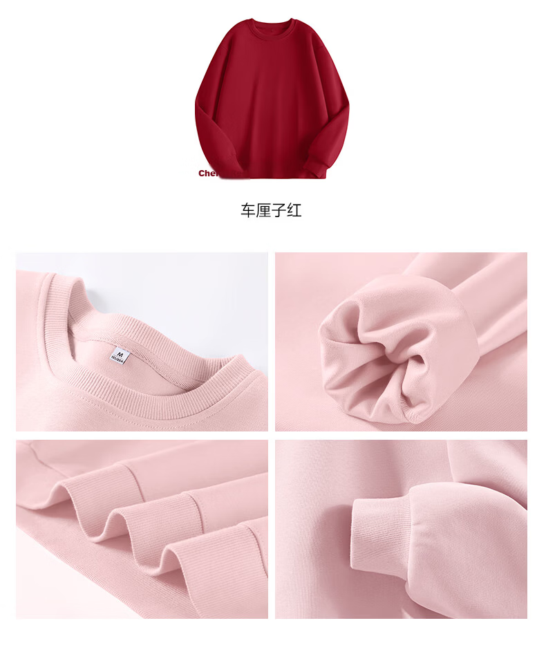 TonLion Women's Sweatshirt Spring and Autumn New Round Neck Pullover Casual Trendy Loose Long Sleeve Top 8
