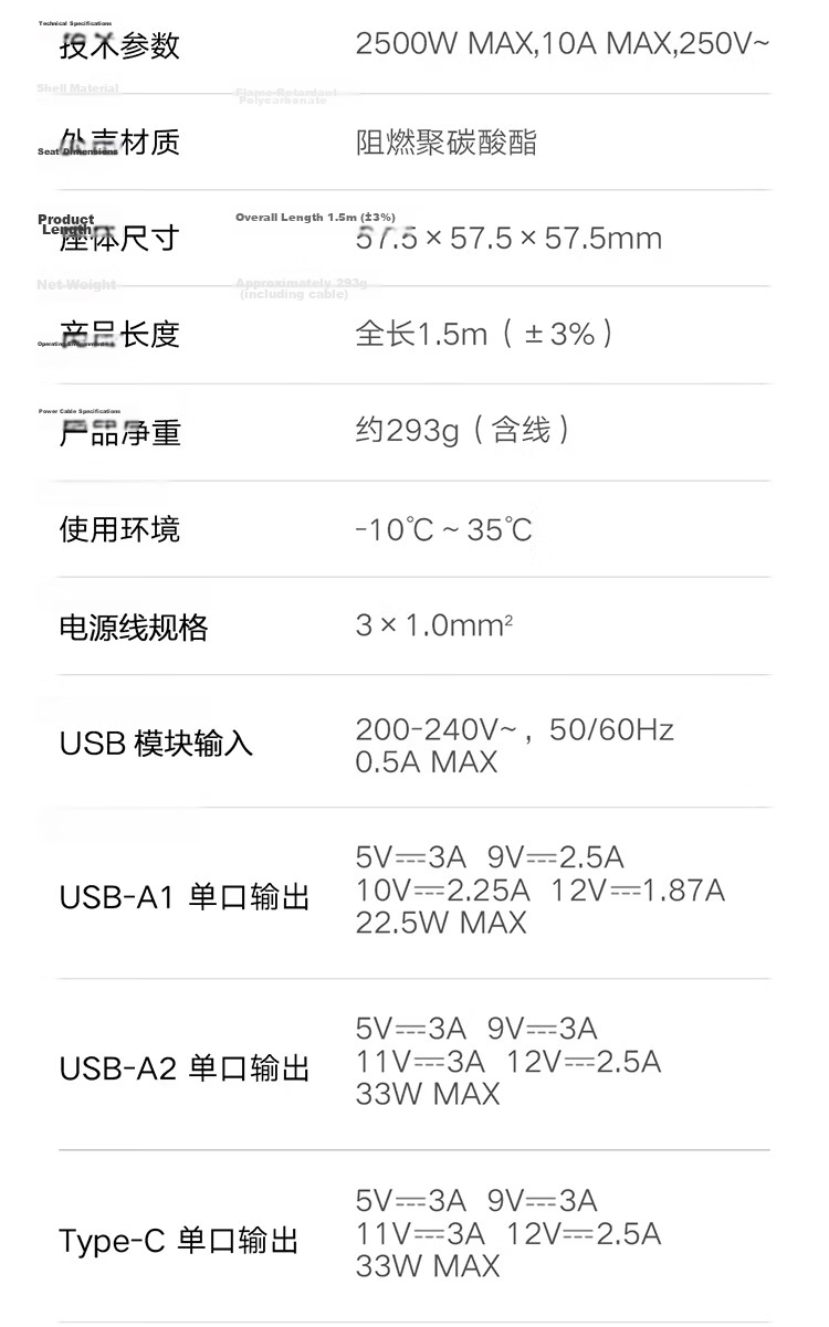 MI Mijia Cube Converter/wireless USB Socket/power Strip/outlet Strip/power Bar/extension Cord with 3 USB Ports Compatible with MI Band 17/watch/Redmi K90 13