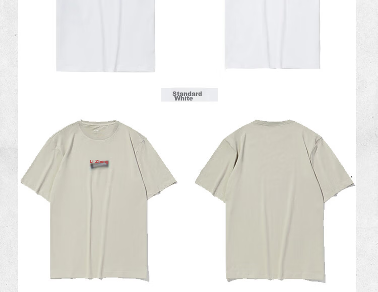 LI-NING Men's Summer Short Sleeve T-Shirt Trendy Printed Couple Loose Casual Breathable Round Neck Quick-Dry Sports Tee 10