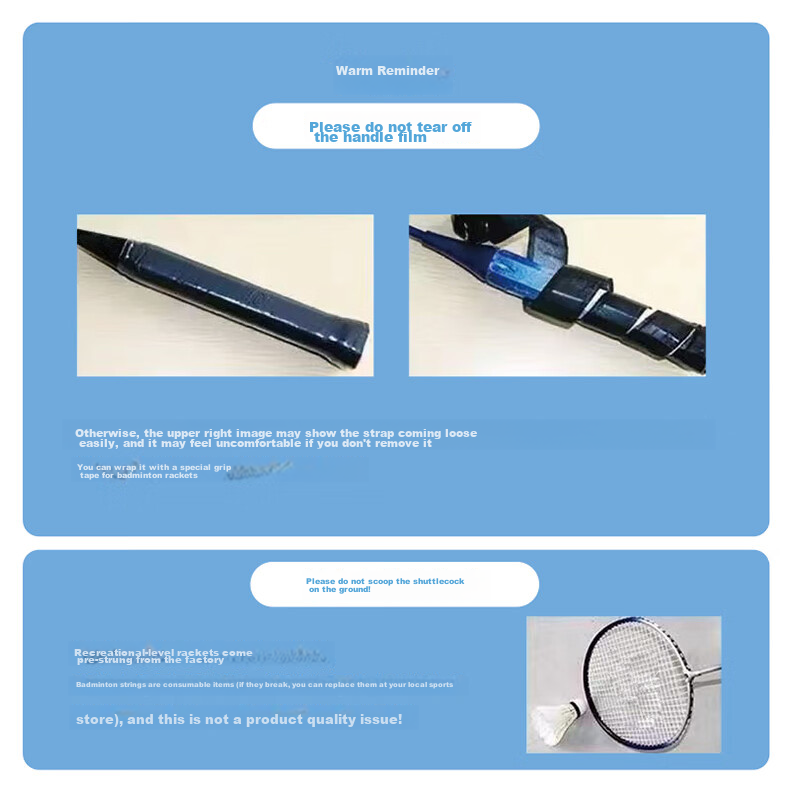ENPEX Leshi Badminton Racket Double Set Couple Rackets S280 Random Color with 3 Shuttlecocks 1